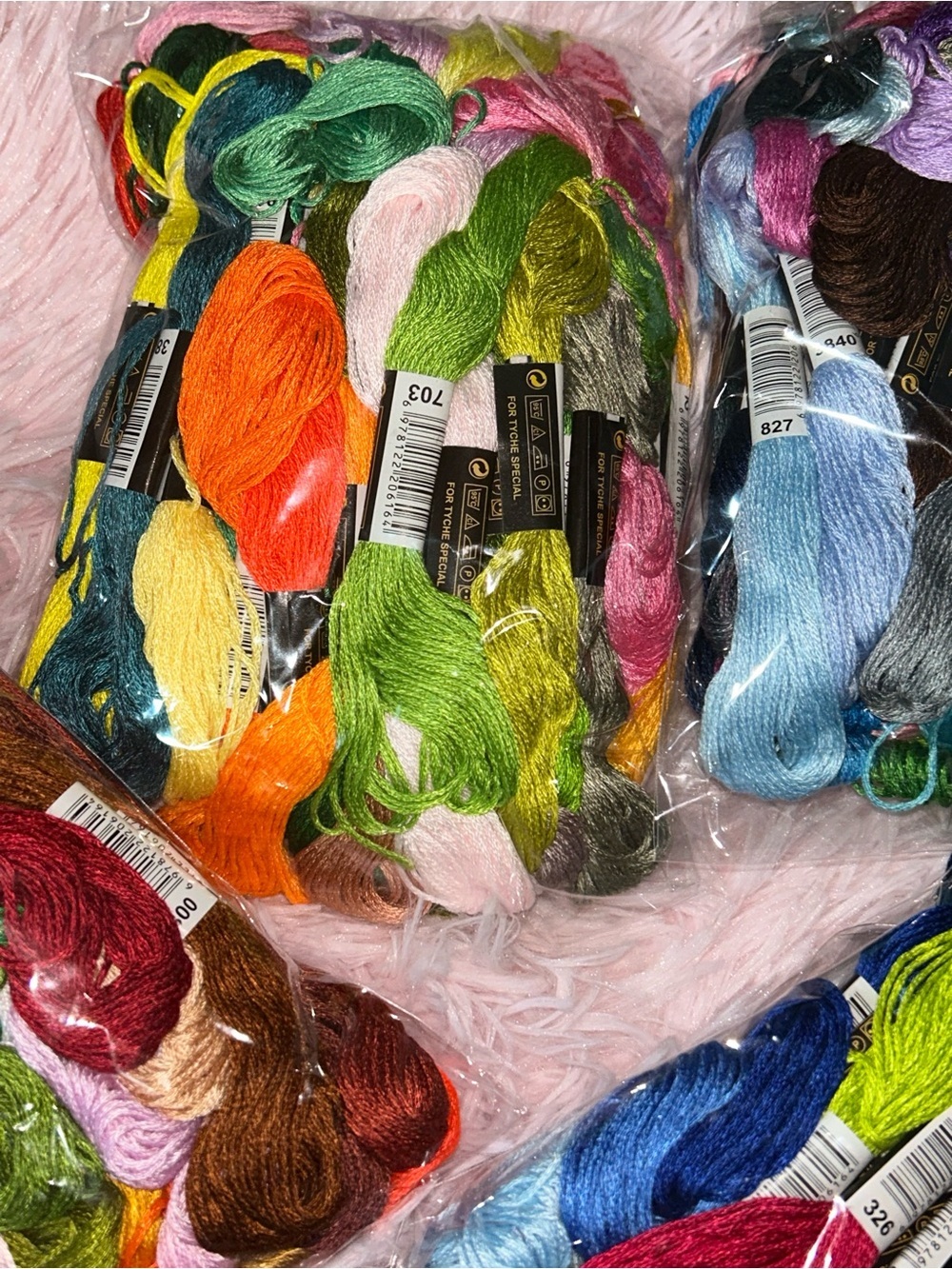 Assorted Embroidery Floss Thread Set - 50 Multicolor Skeins - Picture 2 of 3